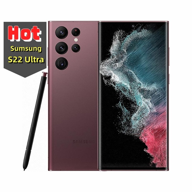 Refurbished Sumsung S22 Ultra 5G Smartphone Unlocked Used Mobile Phone Wholesale Price a Grade Quality Low Prices for Sale