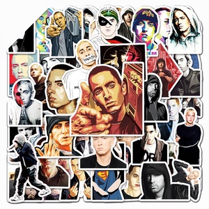 50 Pezzi di Adesivi Graffiti del Famoso Rapper <span class=keywords><strong>Eminem</strong></span> per Laptop, Skateboard, Bottiglie, Impermeabili, Stile Hip Hop - Product Image 4