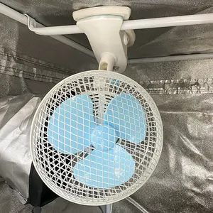 6 pollici Oscillante Morsetto Della Clip Piccolo Ventilatore Clip per Indoor Grow Tenda