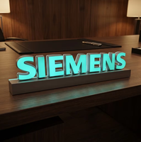Lettres en relief 3D illuminées, acier inoxydable, acrylique, boîte à lumière LED, étanche, haute luminosité, enseigne publicitaire pour magasin