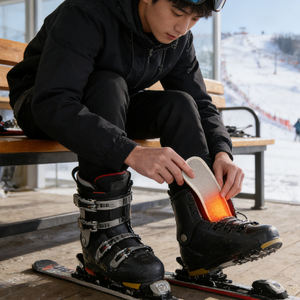 Plantillas desechables autocalentables con sal, almohadillas calentadoras de cuerpo y pies, calentador de pies - Product Image 5