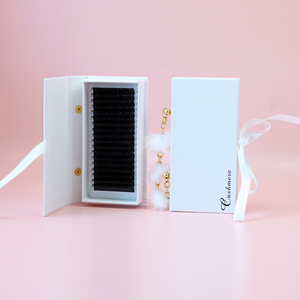 Free Sample <strong>Volume</strong> Eyelash Extension <strong>Volume</strong> 8-25mm Matte Black Soft <strong>Lashes</strong> Extension C D Curl Cashmere Eyelash Extensions - Product Image 5