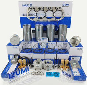 Suku Cadang Mesin untuk <span class=keywords><strong>4JB1</strong></span> 4HK1 4HG1 4LE1 4JA1 4BE1 4JJ1 4HF1 4JG2 Piston Gasket Mesin Diesel Overhaul Rebuild Liner Kit - Product Image 6