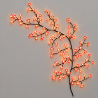 Lampe LED décorative en forme de branche de cerisier à brancher sur prise, éclairage décoratif pour intérieur et fêtes