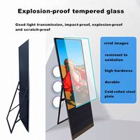 Venta Directa de Fábrica, Nuevo Diseño, Pantalla Táctil LCD Android de 50 Pulgadas, Señalización Digital IP65 con Animación para Centros Comerciales y Comercios Minoristas
