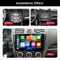 Autoradio Multimédia Stéréo à Écran Tactile avec Navigation GPS pour Subaru Forester XV WRX Levorg 2015 2016 2017 2018