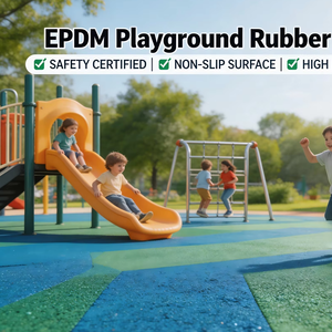 Gránulos de caucho EPDM profesionales para pistas de atletismo, parques infantiles, pisos deportivos para exteriores, gránulos de seguridad de alta elasticidad - Product Image 2