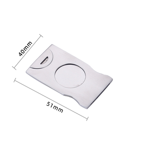 Divisores de cigarros cuadrados, Mini cortador de cigarrillos plateado, Cortadores personalizados de acero inoxidable - Product Image 5