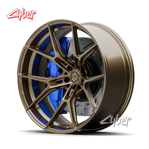 Jantes en alliage forgées WF <span class=keywords><strong>R1</strong></span>-FG Rhodium 5x112 pour Wheelforce BMW M3 M4 <span class=keywords><strong>AUDI</strong></span> RS Mercedes AMG Porsche Corvette C8 Tesla Sienna - Product Image 4