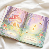 Livre d'images pour enfants Little Forest, couverture rigide, livre d'histoires d'animaux en couleur, avec boîte cadeau pour l'éducation précoce des tout-petits