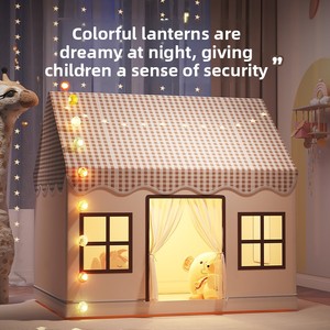 Tienda de juegos infantil <span class=keywords><strong>con</strong></span> <span class=keywords><strong>techo</strong></span> de castillo, casa de juegos, regalos para niños, corralito para bebés, tienda de juguetes - Product Image 5