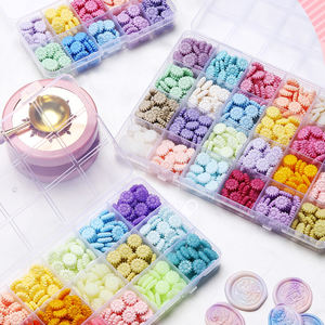 500g Sonnenblumen lack Wachs Granulat/Mehrere Farben zur Auswahl/Stempel Set Versiegelung Wachs Perlen/Umschlag Dekoration/Großhandel - Product Image 5