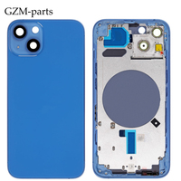 Casing Belakang Desain Bar untuk iPhone 13 Mini Termasuk Kaca Belakang dengan Rangka Chassis, Tempat SIM, dan Tombol Samping