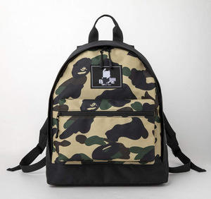<span class=keywords><strong>Sac</strong></span> à <span class=keywords><strong>dos</strong></span> de voyage décontracté unisexe <span class=keywords><strong>BAPE</strong></span> Camouflage Oxford avec tête d'orang-outan - Product Image 1