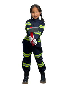 Disfraz de <span class=keywords><strong>bombero</strong></span> para niños, disfraz de <span class=keywords><strong>bombero</strong></span> para niños pequeños, disfraz de Halloween, <span class=keywords><strong>traje</strong></span> profesional, disfraz de <span class=keywords><strong>bombero</strong></span> - Product Image 3