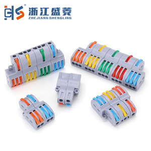 Terminales de Liberación Rápida Tipo Resorte CZLS SL-412 para Uso Industrial, <span class=keywords><strong>4</strong></span> Entradas y 12 Salidas, Conexión por Tornillo, Cobre y Latón, 32A, Directo de Fábrica - Product Image 5