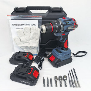 Máy khoan không dây 21V, máy khoan tác động Mini Tốc độ thay đổi, máy khoan cầm tay pin <span class=keywords><strong>lithium</strong></span> không chổi than máy khoan chế biến gỗ - Product Image 2