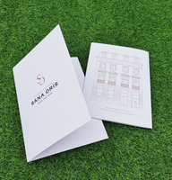 Carpetas de Presentación Empresarial Ecológicas e Impermeables A4 A5 con Logotipo Personalizado y Ranura para Tarjetas de Visita