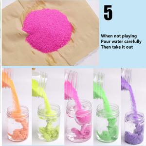 Commercio all'ingrosso sabbia idrofobica Logo personalizzato e Packaging OEM /ODM idrofobo magia sabbia-scienza personalizzata sabbia Multi-opzioni di colore - Product Image 5