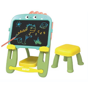 BGL Pädagogische Kinder doppelseitige magische Dinosaurier Zeichenbrett Spielzeug mit Stuhl - Product Image 1