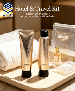 Brushed Champagne Gold PE Squeeze Tube With Matte Black Polygonal Flat Cap <b>For</b> Fragrance Hand Cream - Product Image 4