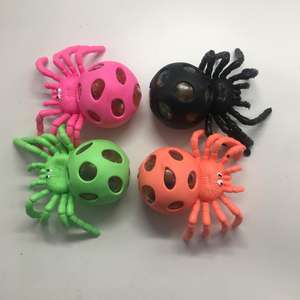 Venta al por mayor caliente TPR largo pie araña ventilación bola descompresión uva bola juguete - Product Image 5
