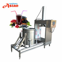 Machine de pressage et d'extraction de jus de myrtilles et de framboises de haute qualité