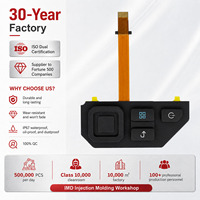Teclado de Membrana de Silicona, Panel de Circuito Flexible Impreso (FPC), Superposición Gráfica, Botón de Encendido, Panel Personalizado