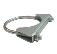 Collier de serrage en U en acier inoxydable galvanisé Sanxing SX-MC-1 pour tuyau d'échappement, mesuré en pouces