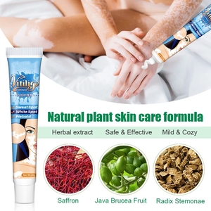 20g d'extrait de plantes pommade pour le vitiligo crème de traitement de la teigne élimination des <span class=keywords><strong>taches</strong></span> <span class=keywords><strong>blanches</strong></span> <span class=keywords><strong>peau</strong></span> tache blanche leucoplasie <span class=keywords><strong>maladie</strong></span> - Product Image 5