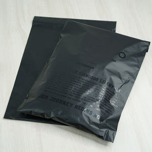 Custom Matte Black shipping <b>Bags</b> Black Printed Poly <b>Mailers</b> for Premium Brand Shipping Packaging - Product Image 3