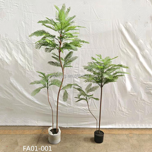 Planta verde artificial <span class=keywords><strong>Jacaranda</strong></span> planta en maceta interior sala de estar Oficina Hotel decoración planta biónica bonsái - Product Image 1