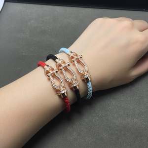 سوار أنيق رائج للبيع مطلي بالذهب عيار 18 قيراط، سوار FORCE 10، مجوهرات كلاسيكية من المصنع، سوار فريد أصلي - Product Image 5