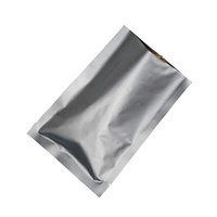 Sacs Pochettes Plastiques en Mylar Scellés Trois Côtés pour Emballage Alimentaire Sous Vide en Feuille d'Aluminium Laminée 3 Couches Argent