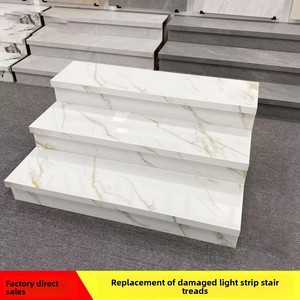 Piastrelle per Scale Interne Fai-da-Te con Strisce LED a Sensore di Movimento Integrate, Gradini Antiscivolo in Mattoni Vetrificati - Product Image 2