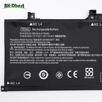 Baterai Laptop Kapasitas Tinggi 63.3Wh 4112mAh TE04XL untuk HP Omen 15 Series 15-ax210TX 15-ax211TX Pavilion 15-bc215TX 15-bc216TX