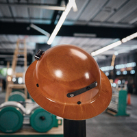 Casco de seguridad industrial Fibra de vidrio Fibra de metal Casco de trabajador de ingeniería y construcción para minería Seguro y protector