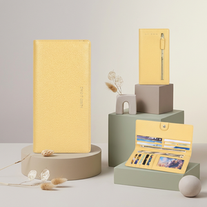 WRIZA Portefeuille de voyage de luxe étanche en cuir véritable unisexe multicolore avec blocage RFID pour passeport – Vente en gros - Product Image 6