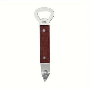 Wooden Handle Bottle Opener 2 In 1 Can Opener Kitchen Gadget For Beer And Canned Food - Product Image 4