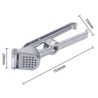 Hete Aanbieding: Handmatige Knoflookpers van Aluminiumlegering, Gemakkelijk te Reinigen, Makkelijk te Knijpen, Licht Vibrerend Oppervlak, Fruit & Groente Tool