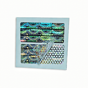 Etiquetas Adhesivas Personalizadas de <span class=keywords><strong>Película</strong></span> PET Transparente con Holograma, Anti-Falsificación, Void, Troqueladas, Impresión CMYK - Product Image 3