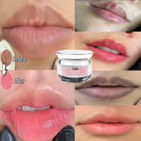 Huile à lèvres naturelle à la vitamine C, glycérine, aloe vera, sans parabène, sans silicone, sans cruauté animale, soin hydratant pour les lèvres, poudre noire pour les lèvres