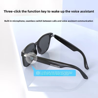 HYUNDAI HYC8 BT 6.0 Traducteur IA à Conduction Osseuse Lunettes Intelligentes IA Haut de Gamme Écouteurs HiFi sans Fil Sportifs