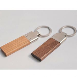 Porte-clés en bois gravable au laser, écologique, vierge, cadeau de mariage durable, idéal pour la vente en gros - Product Image 3
