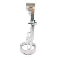 Cadre en alliage d'aluminium Ballwey argenté, usinage CNC 5 axes de précision, 90x150mm, certifié ISO9001, usinage OEM/ODM accepté