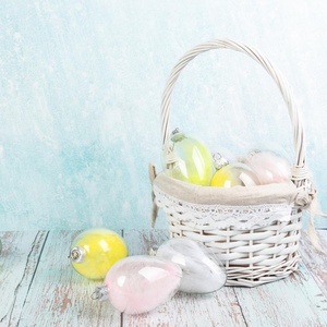 Happy <strong>Easter</strong> Decoration Indoor Custom <strong>Easter</strong> Eggs Filled Feather Hanging Decorative Glass Egg <strong>Easter</strong> <strong>Ornament</strong> - Product Image 4