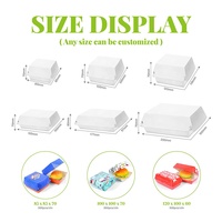Boîte à hamburger en papier biodégradable résistant à la graisse de qualité alimentaire avec logo personnalisé ZJPACK