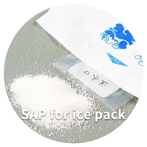 Socopolymer Sap 냉장고 팩 얼음주머니 sap를 위한 나트륨 Polyacrylate 원료 최고 흡수성 중합체
