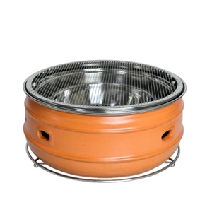 Ranhuo Fashioned <strong>Table</strong> <strong>Top</strong> BBQ Grill Commercial Charcoal <strong>Barbecue</strong> with Plate or Net for Outdoor Indoor BBQ - Product Image 4