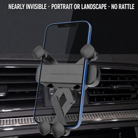 Support de téléphone portable à motif circulaire pour voiture miniature